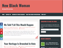 Tablet Screenshot of newblackwoman.com